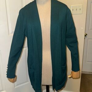 Christopher & Banks Deep Teal Women's Cardigan